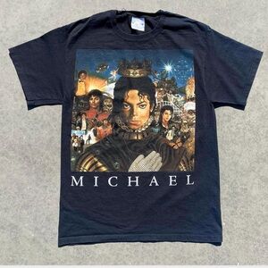 Michael Jackson "Michael" Album Cover Graphic T-Shirt Black King of Pop